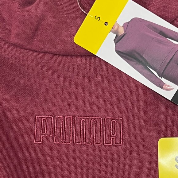 PUMA Women's Fleece Hoodie and Jogger (As a Set)  - Small - Red - Brand New - Picture 11 of 13
